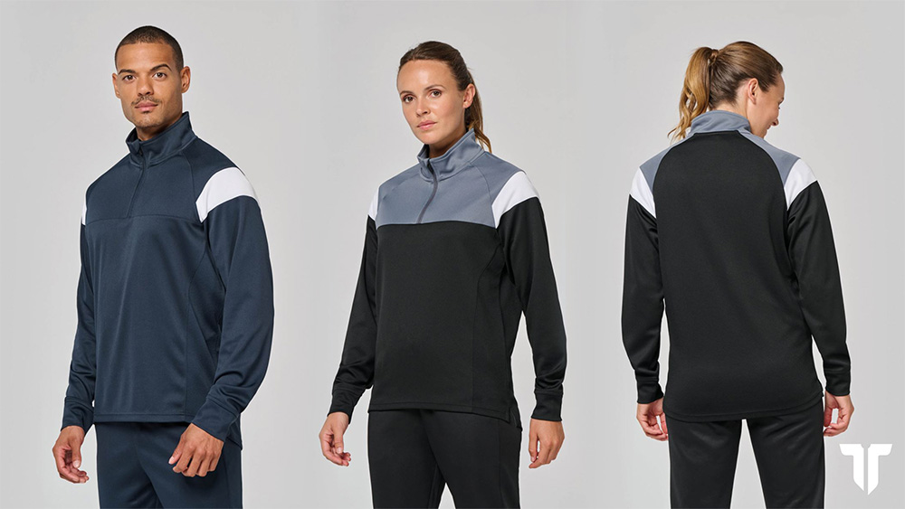 Sportovní mikina 1:4 zip